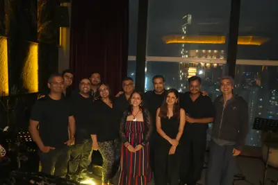 The band at Jazz@38, The St. Regis Mumbai